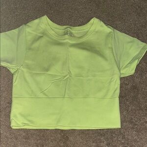 Offline by Aerie bright green crop top
